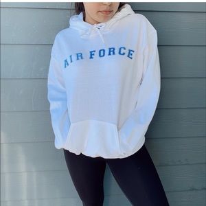 Air Force white hoodie